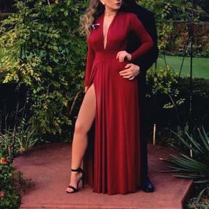 NWT high slit dress